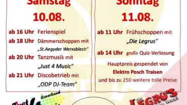 FF-Fest am 10. und 11. August 2024