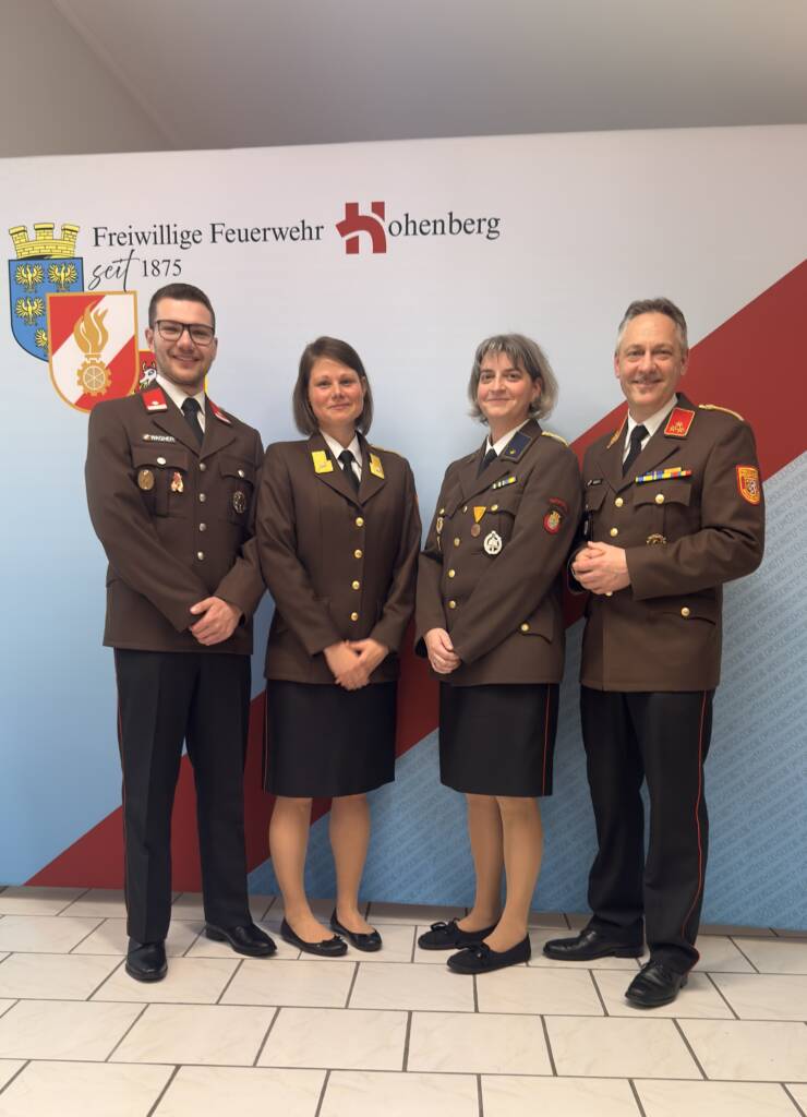 Jahreshauptversammlung der Freiwilligen Feuerwehr Hohenberg 