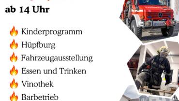 Feuerwehr hautnah erleben…